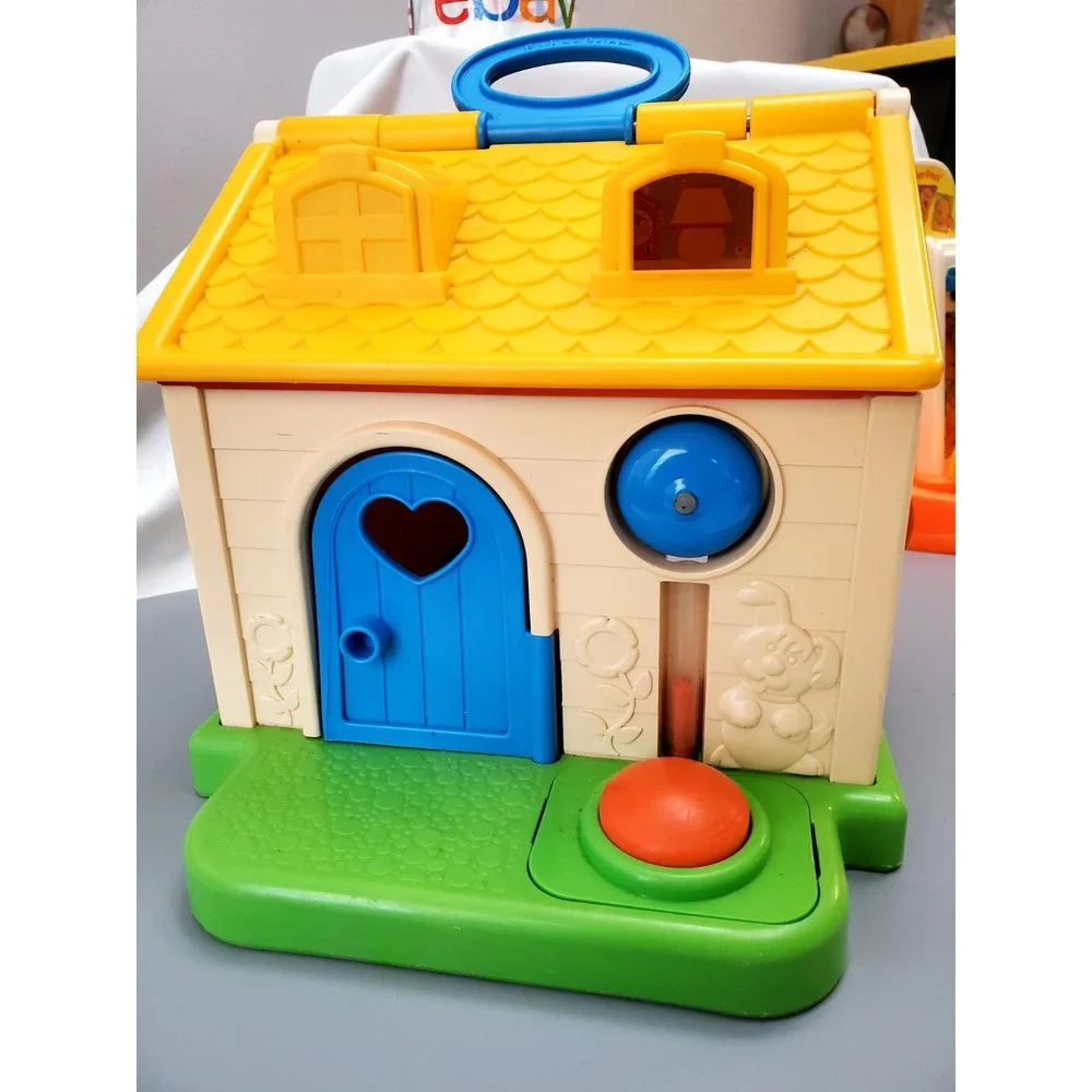 Fisher-Price Chunky‎ Little People Vintage DISCOVERY COTTAGE/HOUSE * 1984 *